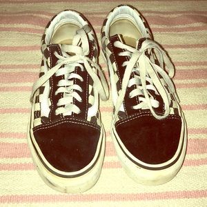 checkered classic vans